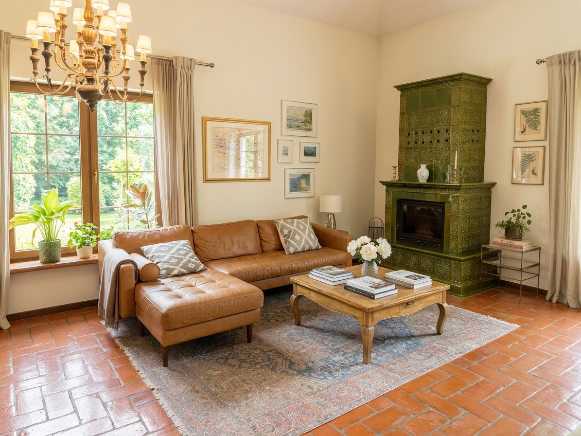 Living room after virtual staging